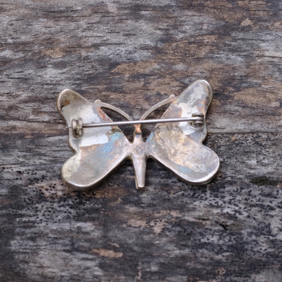 Vintage Sterling Butterfly Pin