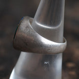 Vintage Sterling Multi Inlay Mosaic Ring 7.75