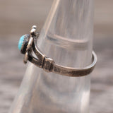 Vintage Sterling Turquoise Ring 6.75