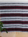 BURGANDY Mexican Blanket