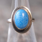 Vintage Sterling Sodalite Ring 6.75