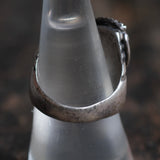 Vintage Sterling Turquoise and Coral Eagle Ring 8.5