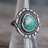 Vintage Sterling Turquoise Ring 6.25