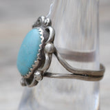 Vintage Sterling Turquoise Ring 8