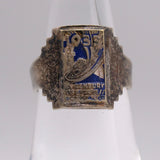 Vintage Sterling 1933 Worlds Fair Souvenir Ring 4.75