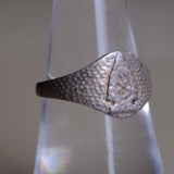 Vintage Sterling Silver Arrowhead Band Ring 7.75