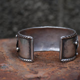 Incredible Vintage Sterling Turquoise Cuff