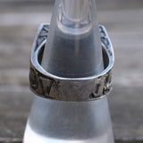 Vintage Sterling Silver Lion Crest Signet Ring 8.75