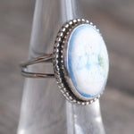Vintage Sterling Howlite Ring 5.75