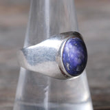 Vintage Sterling Lapis Ring 9