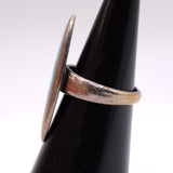 Vintage Sterling Turquoise Inlay Ring 5