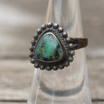 Vintage Sterling Turquoise Ring 5.75