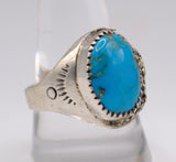 Vintage Sterling Turquoise Ring 11