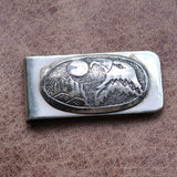 Vintage Sterling Silver Eagle Money Clip