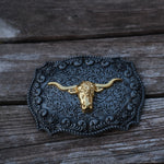 Vintage Longhorn Belt Buckle