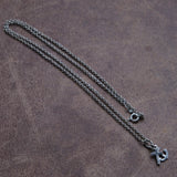 Vintage Sterling Anchor and Cross Necklace 18”