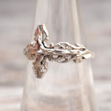Vintage Sterling Silver Jesus Ring 7