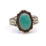 Vintage Sterling Turquoise Ring 7
