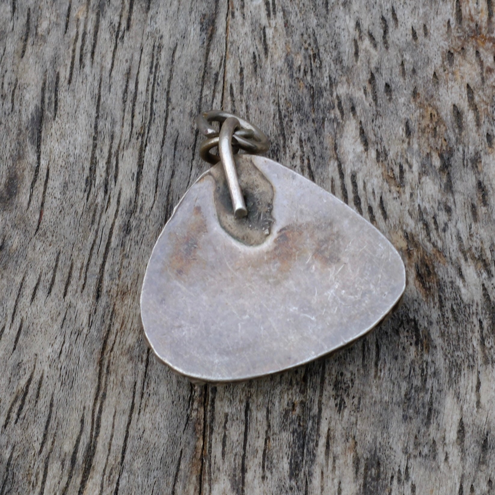 Vintage Sterling Turquoise Pendant