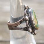 Vintage Sterling Turquoise Ring 5.75