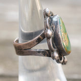 Vintage Sterling Turquoise Ring 5.75