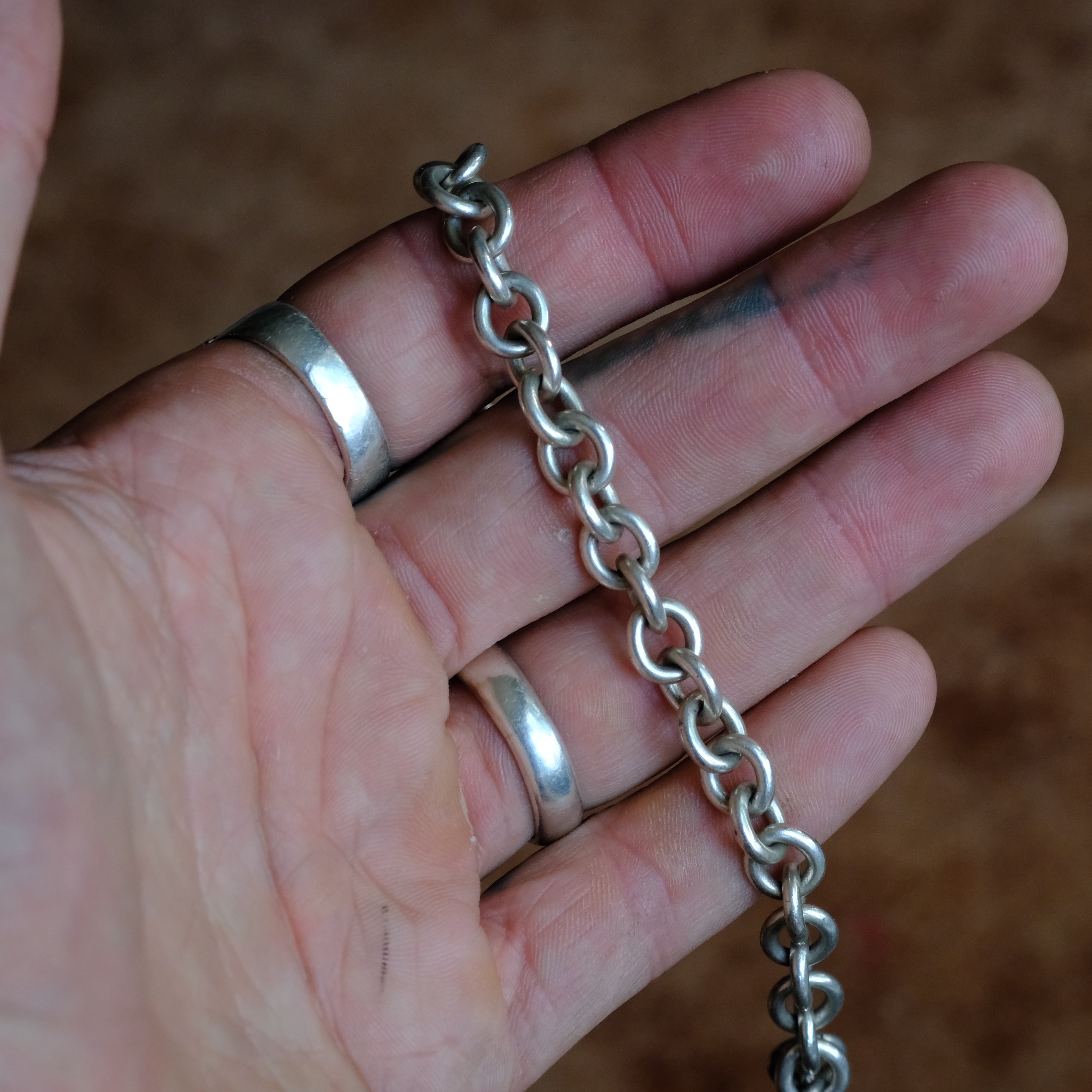 Vintage Sterling Silver Charm Bracelet