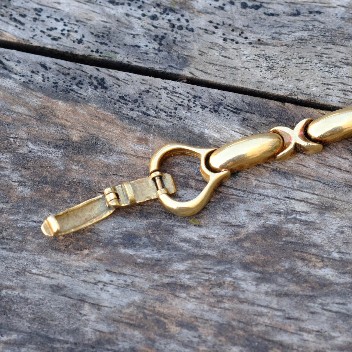 Vintage 14K Gold X Bracelet 7" 21.6 Grams
