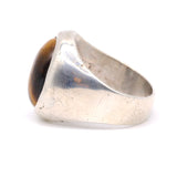 Vintage Sterling Tigers Eye Cabochon Ring 11.25