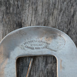 Vintage Sterling Western Silversmiths Hand Engraved Belt Buckle