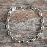 Vintage Sterling Rolo Chain Bracelet