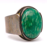 Vintage Sterling Turquoise Ring 10.5