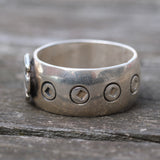 Vintage Sterling Silver Harley Davidson Ring 11