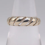 Vintage Sterling Silver Band 6.75