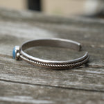 Vintage Sterling Sodalite Cuff
