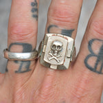 Vintage Mexican Biker Souvenir Ring 11.25