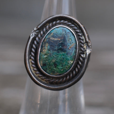 Vintage Sterling Turquoise Ring 5