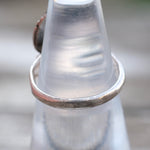 Vintage Sterling Mother Of Pearl Feather Ring 6