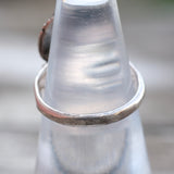 Vintage Sterling Mother Of Pearl Feather Ring 6