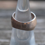Vintage Sterling Silver Modernist Band 5.25