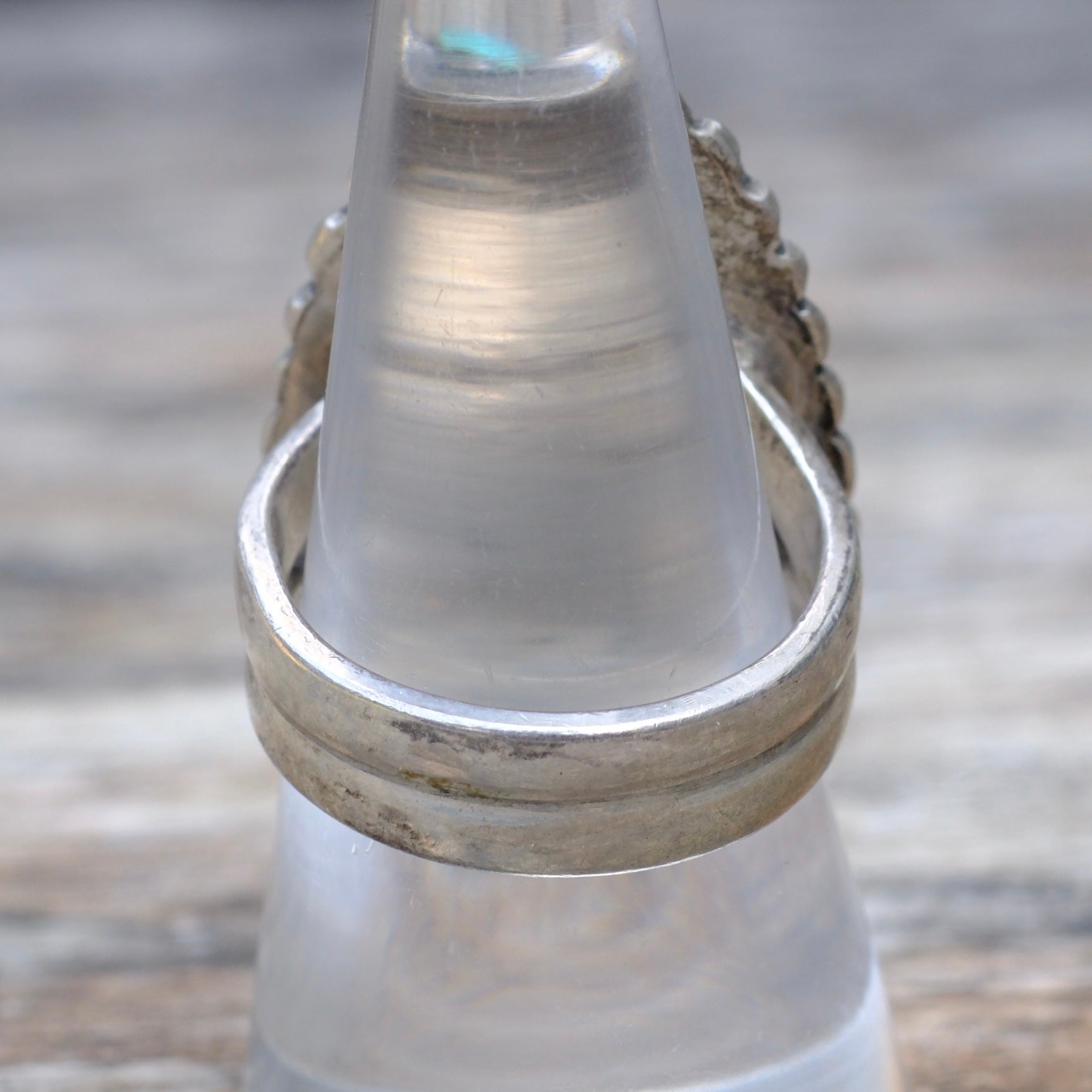 Vintage Sterling Turquoise Ring 9
