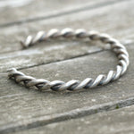 Vintage Sterling Silver Twisted Cuff