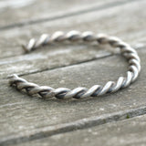 Vintage Sterling Silver Twisted Cuff