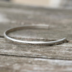 Vintage Sterling Silver Stamped Cuff