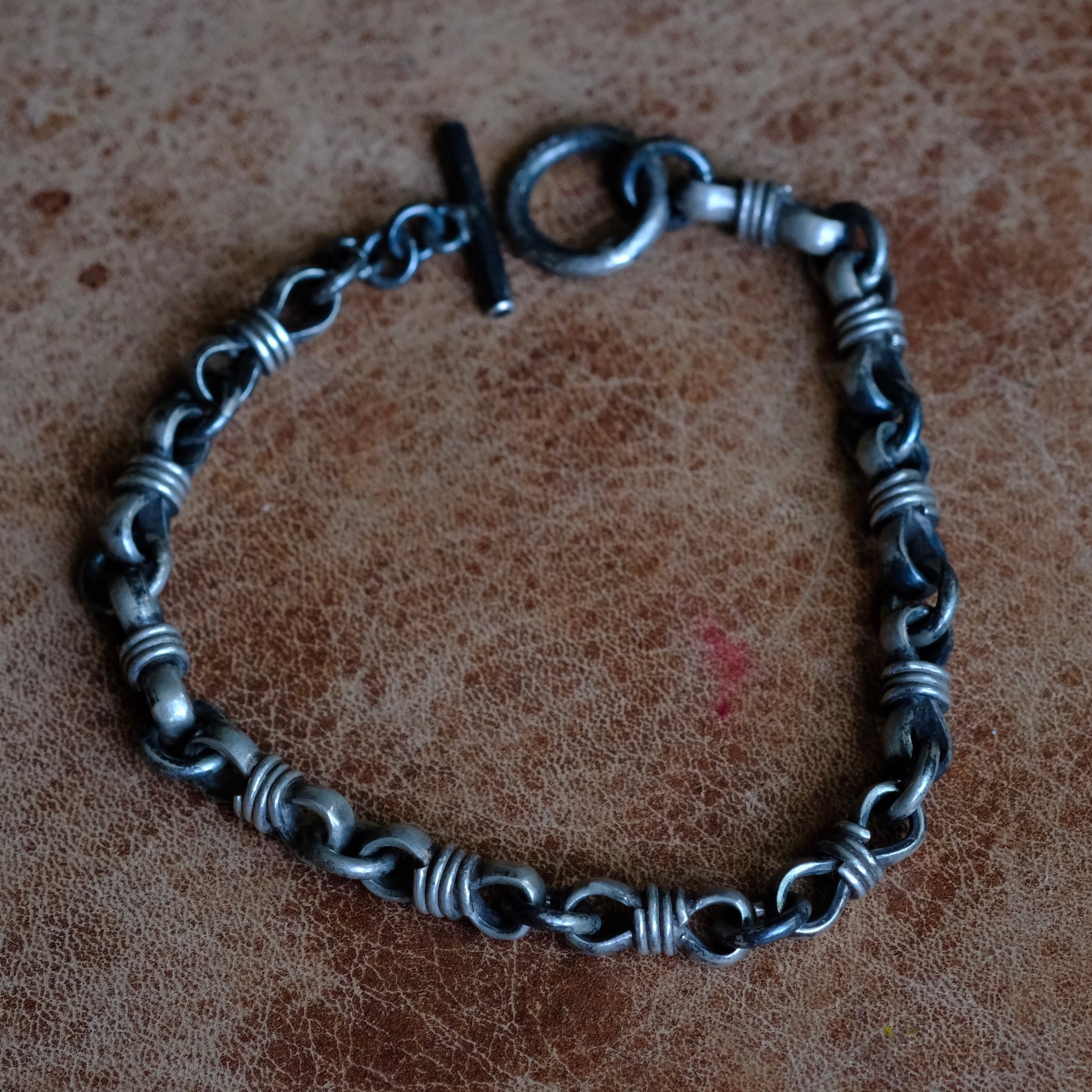 Vintage Sterling Silver Link Bracelet