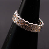 Vintage Sterling Silver Band 7