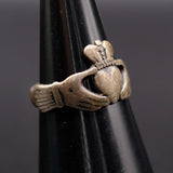 Vintage Sterling Silver Claddagh Ring 6