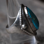 Vintage Sterling Turquoise Ring 10