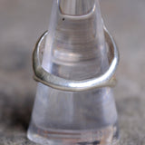 Vintage Sterling Hematite Sandcast Ring 9