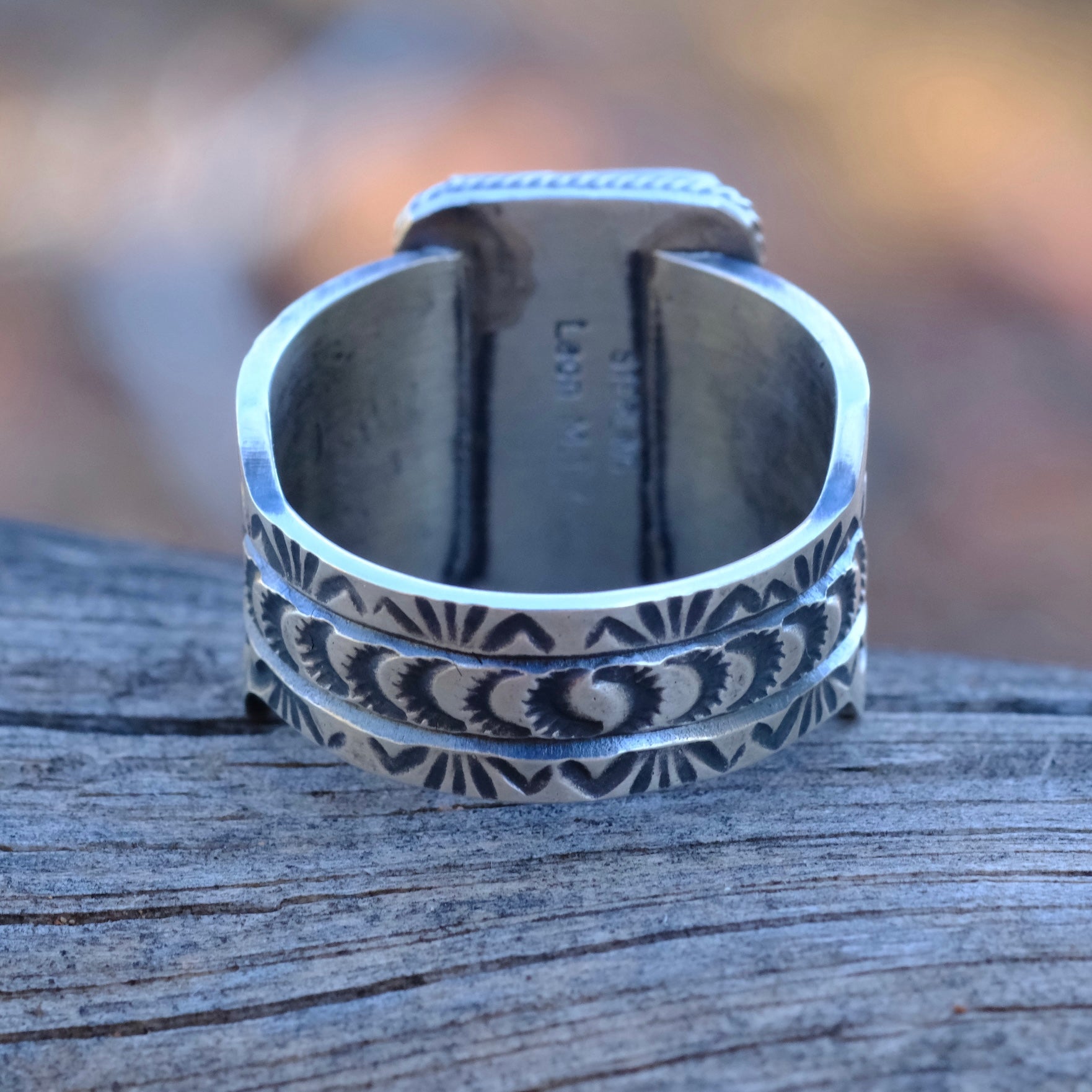 LEON MARTINEZ Sterling Silver Turquoise Ring 12