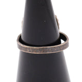 Vintage Sterling Turquoise Roper Ring 4